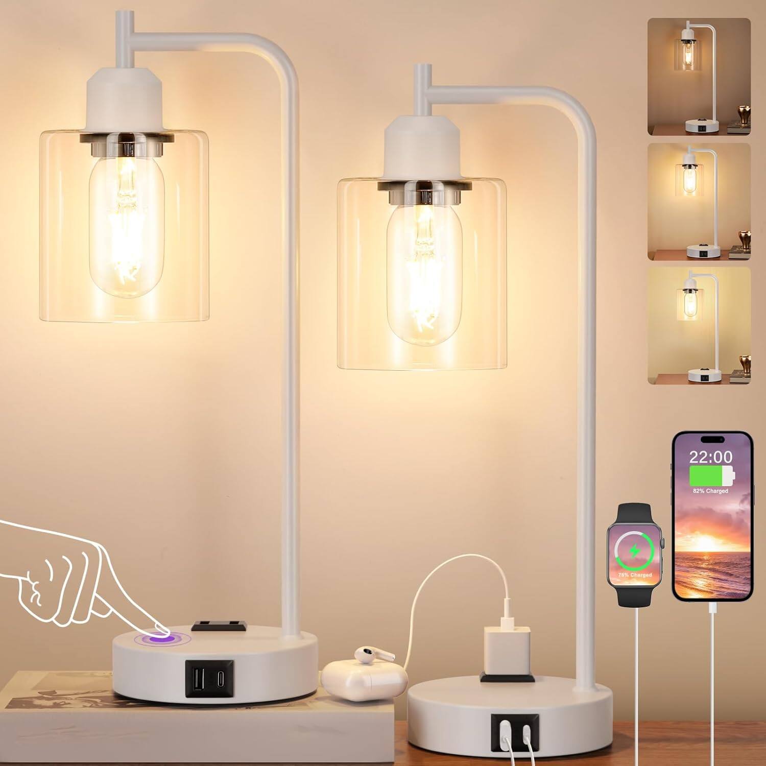 White Base& Clear Shade