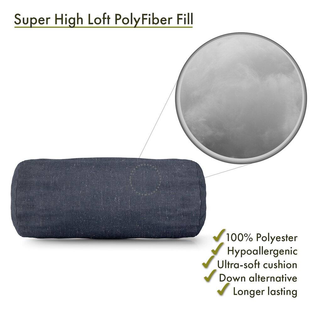 Super High Loft PolyFiber Fill

- 100% Polyester
- Hypoallergenic
- Ultra-soft cushion
- Down alternative
- Longer lasting