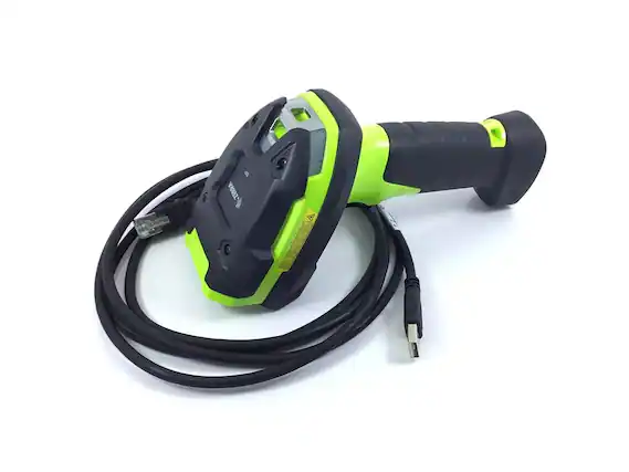 Front. Zebra - Zebra DS3608-DP (Direct Part Marking) barcode scanner with Cable DS3608-DP3U4602ZVW NEW.