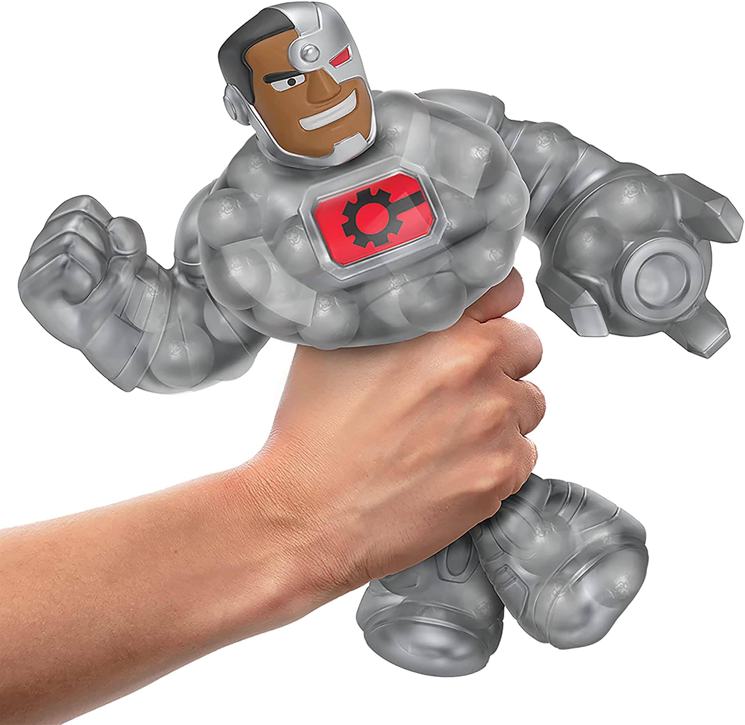 Alt View 10. Moose Toys - Heroes of Goo Jit Zu DC Hero Pack Series 2 -Cyborg - S2 - Silver.