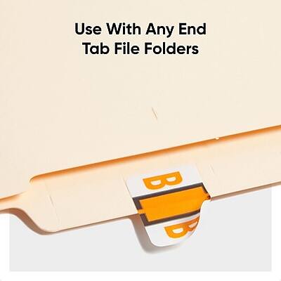 Use With Any End Tab File Folders