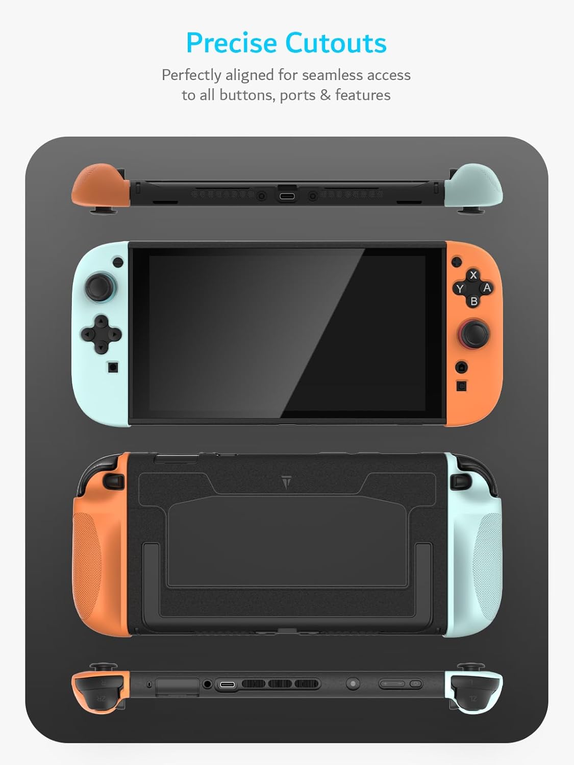 Precise Cutouts  
Perfectly aligned for seamless access to all buttons, ports & features