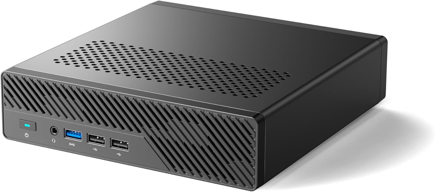 Minisforum - MS-01 Mini PC - Intel Core i9-12900H - 32GB Memory - 1TB SSD - Black