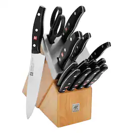 ZWILLING - TWIN Signature 15-pc Self-Sharpening Knife Block Set - Natural
