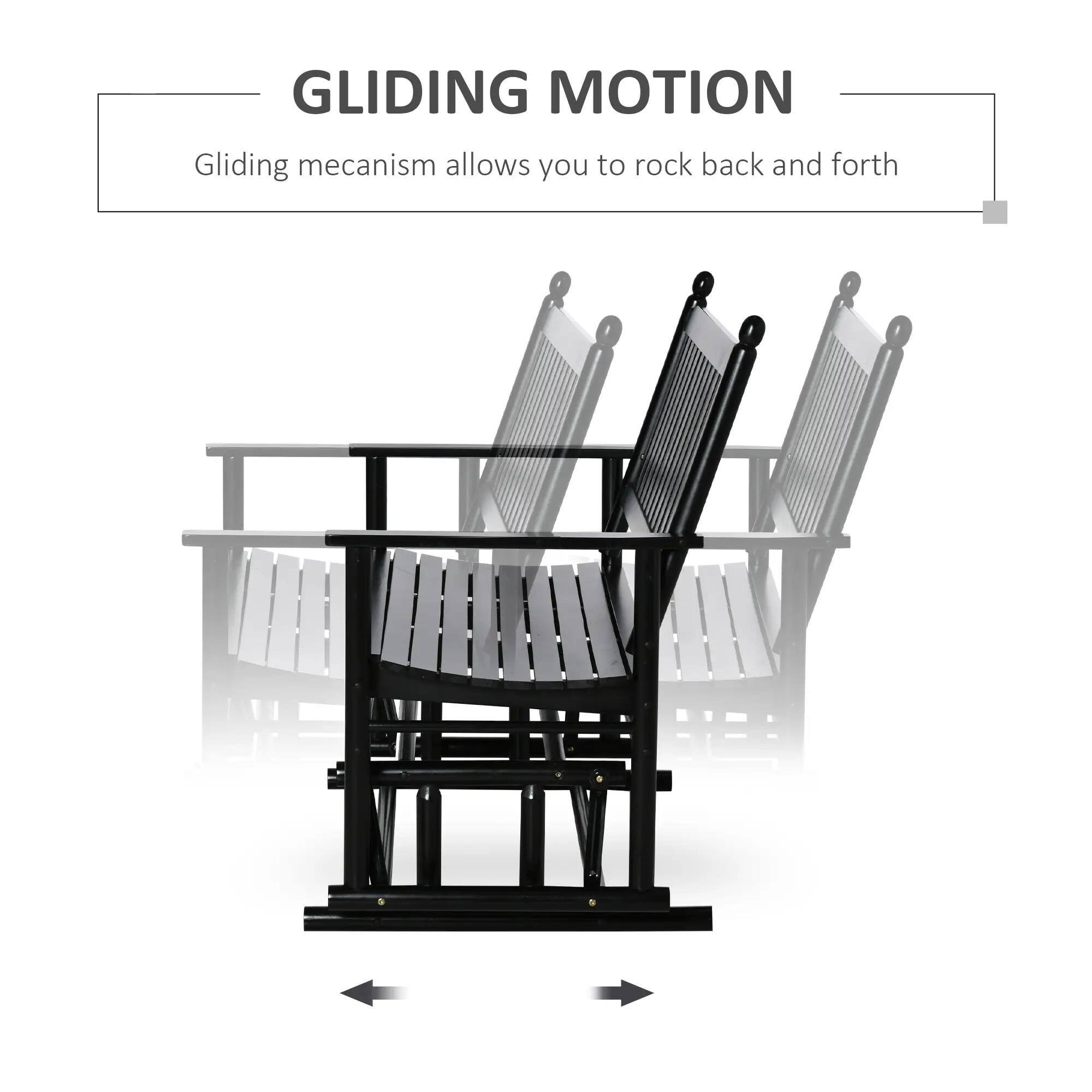 GLIDING MOTION  
Gliding mechanism allows you to rock back and forth
