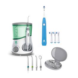Pursonic - Smile Pro Bundle: Professional Oral Irrigator + USB Rechargeable Rotary Toothbrush - Multicolor