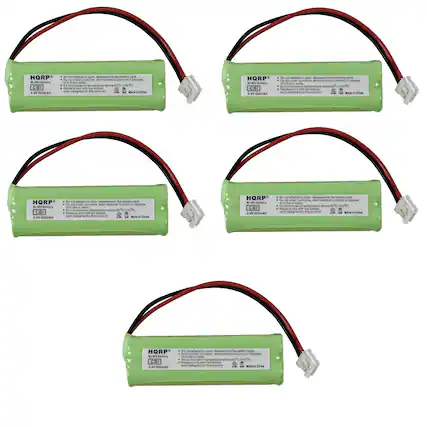 HQRP NI-MH Battery CBI 2.4V 500mAh
Do not attempt to open, disassemble the battery pack. Do not crush, puncture, short external contacts or dispose of in fire or water. Do not expose to temperature above 60°C (140°F). Replace only with the battery pack designed for this product. Made in China