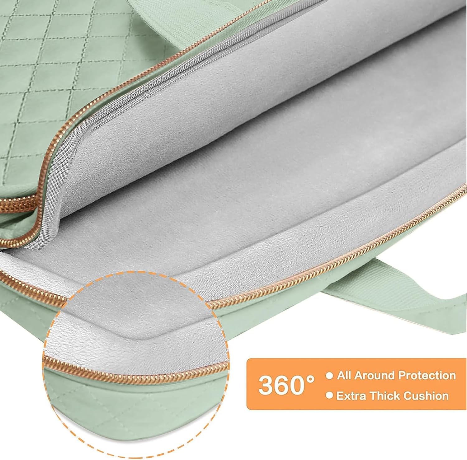 360°  
• All Around Protection  
• Extra Thick Cushion