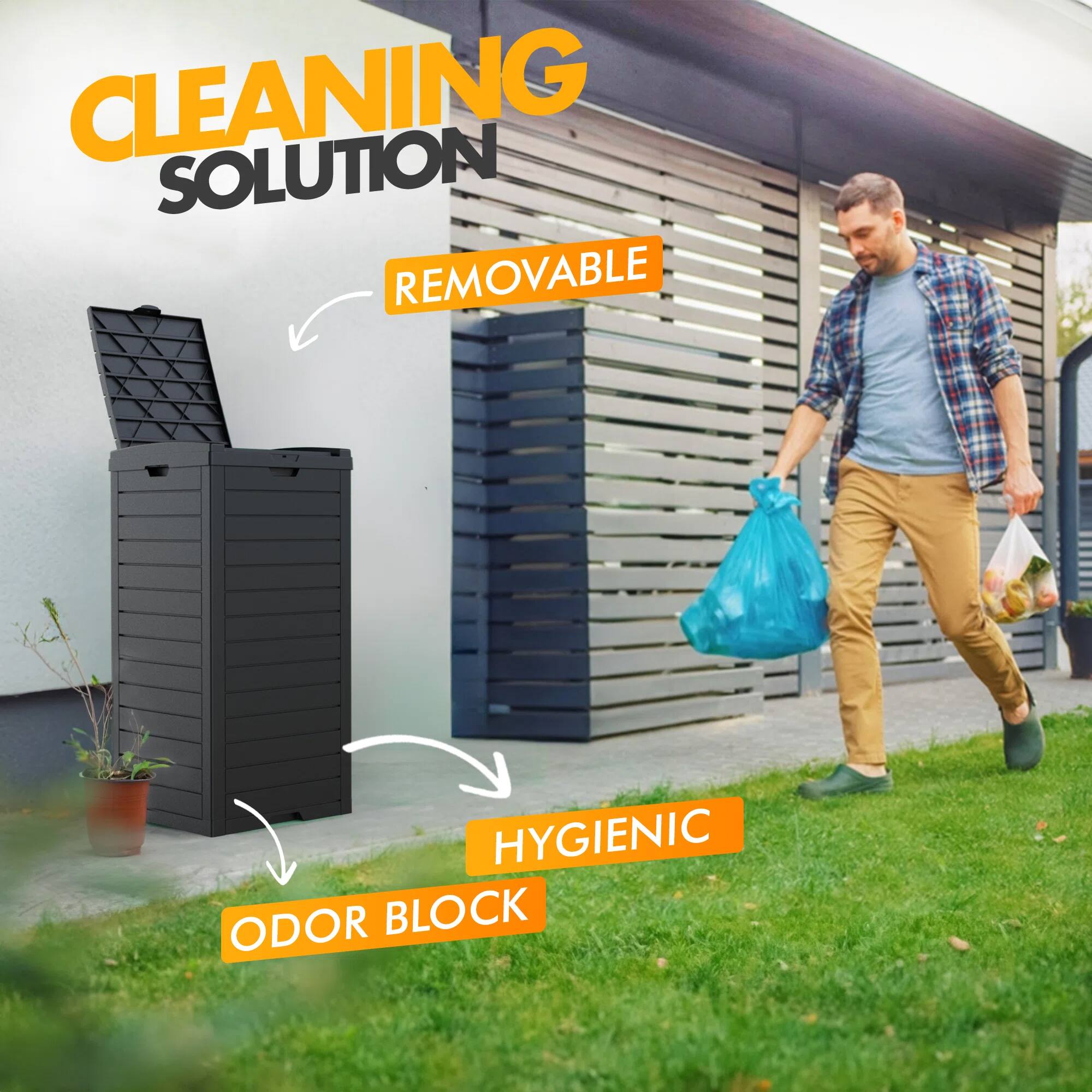 CLEANING SOLUTION  
REMOVABLE  
HYGIENIC  
ODOR BLOCK