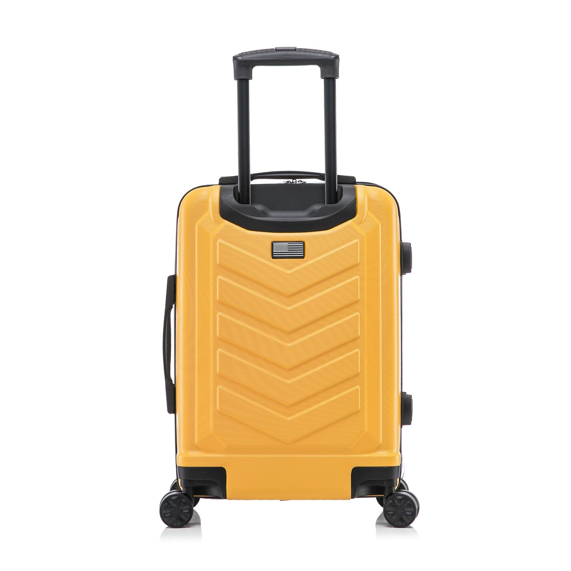 Alt View 4. US Army - FOX 20" Carry-On Suitcase - MUSTARD.