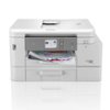 Brother - INKvestment Tank MFC-J4535DW Wireless All-in-One Inkjet Printer with Up to 1-Year of Ink in-box - White/Gray