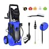Front. Costway - Costway 3000PSI Electric High Pressure Washer Machine 2 GPM 2000W w/ Deck Patio Cleaner - Blue.