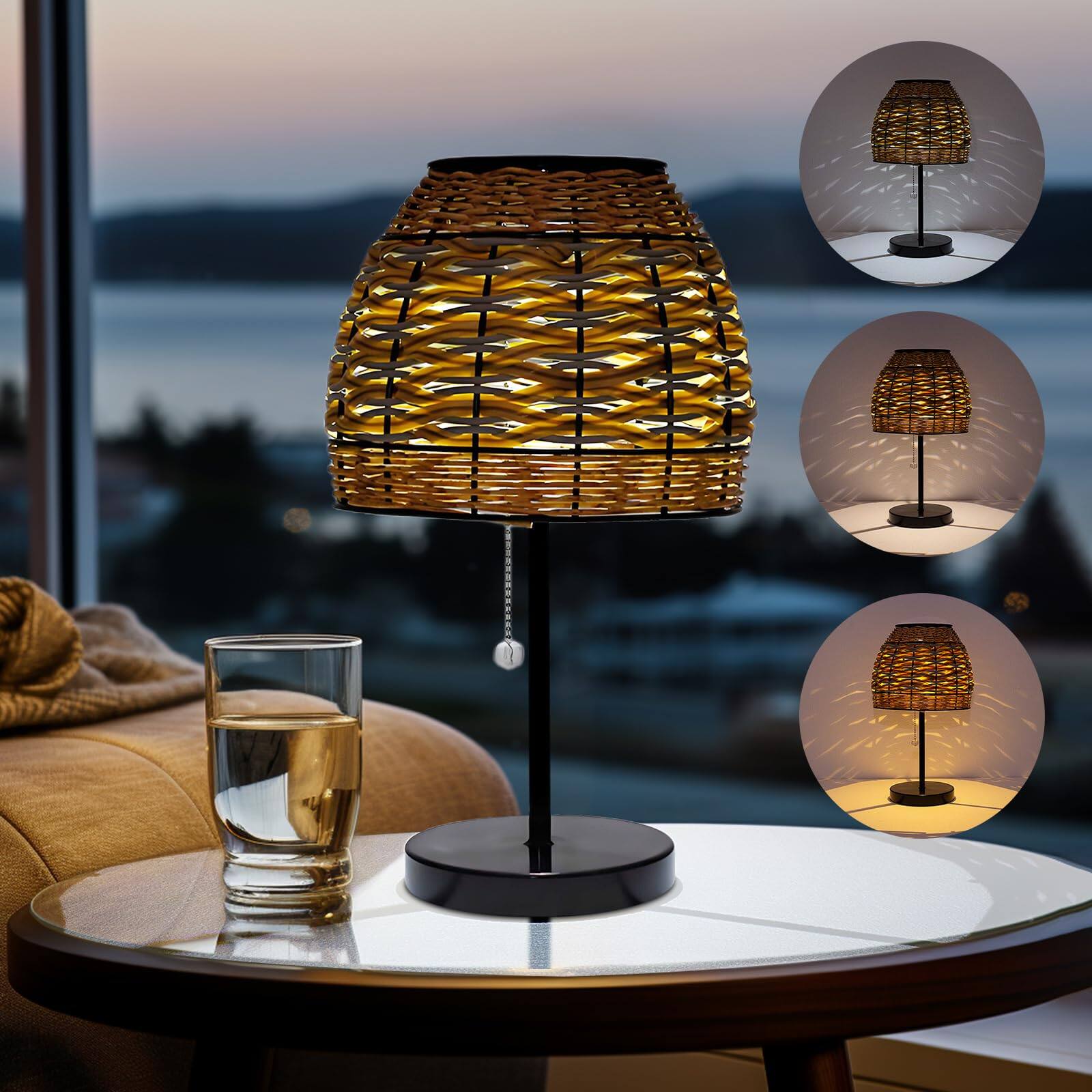 3 Color Pull Chain Lamp