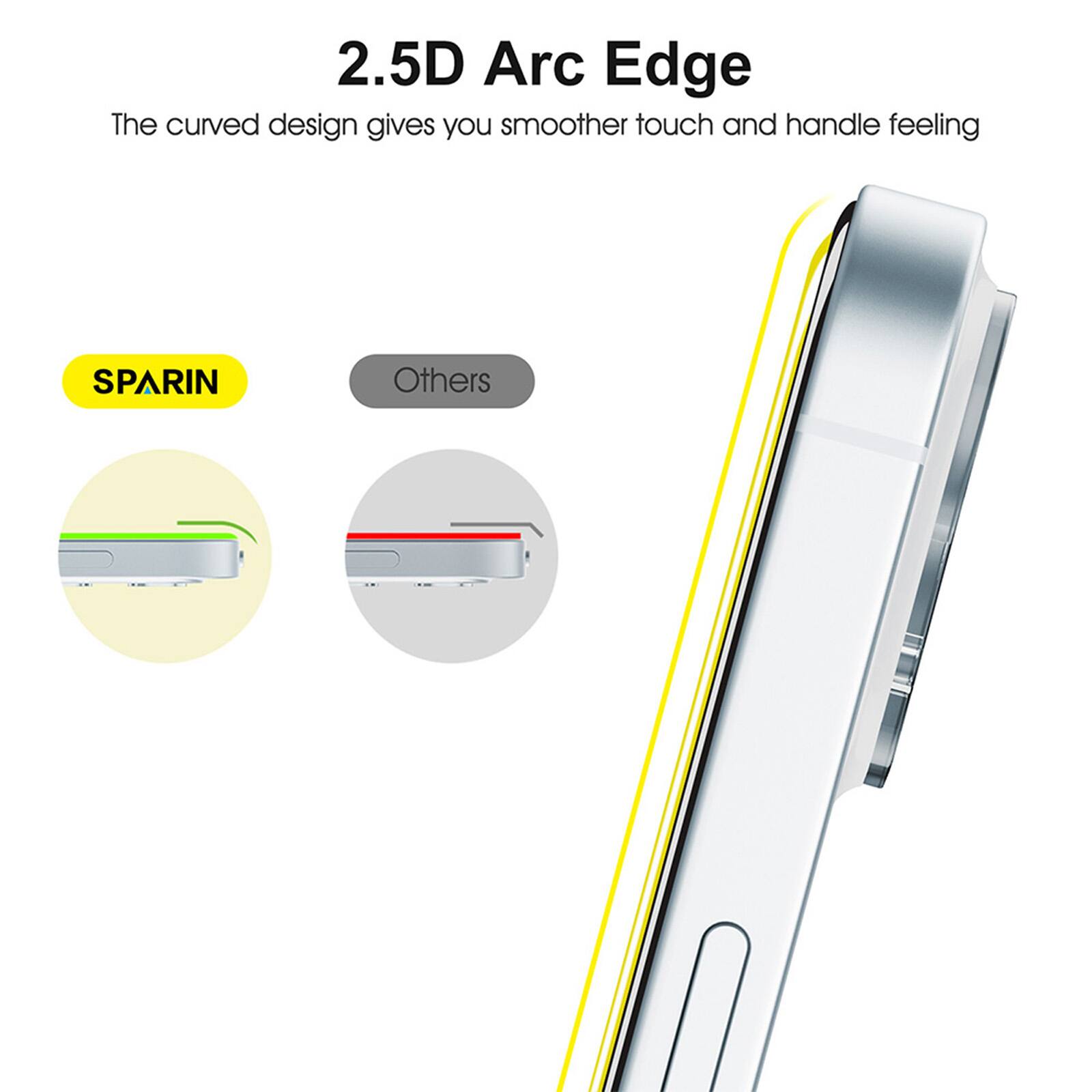 2.5D Arc Edge
The curved design gives you smoother touch and handle feeling
SPARIN
Others