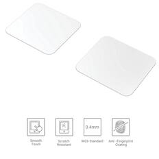 0.4mm
Smooth Touch
Scratch Resistant
IK03-Standard Anti-Fingerprint Coating