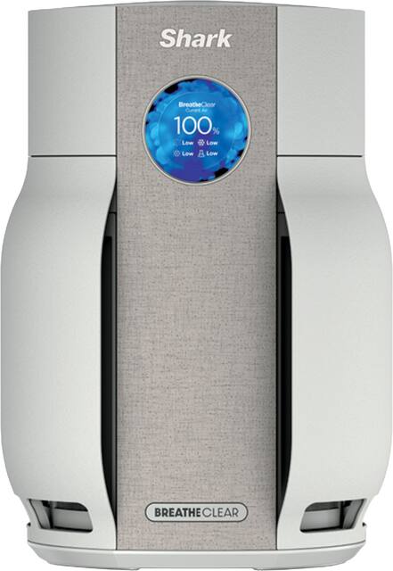Shark - BreatheClear Air Purifier with NeverChange, 750 sqft - Dove