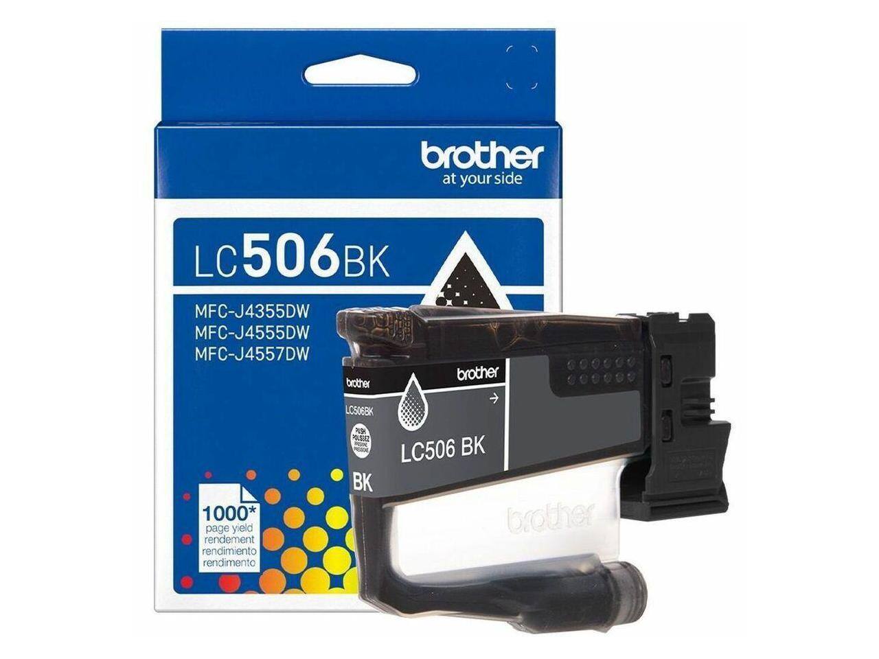 brother at your side LC 506K BK MFC-J4355DW MFC-J4555DW MFC-J4557DW brother LC506BK 1000* page yield rendement rendimiento rendimento HEF POLSS2 BK LC506 BK