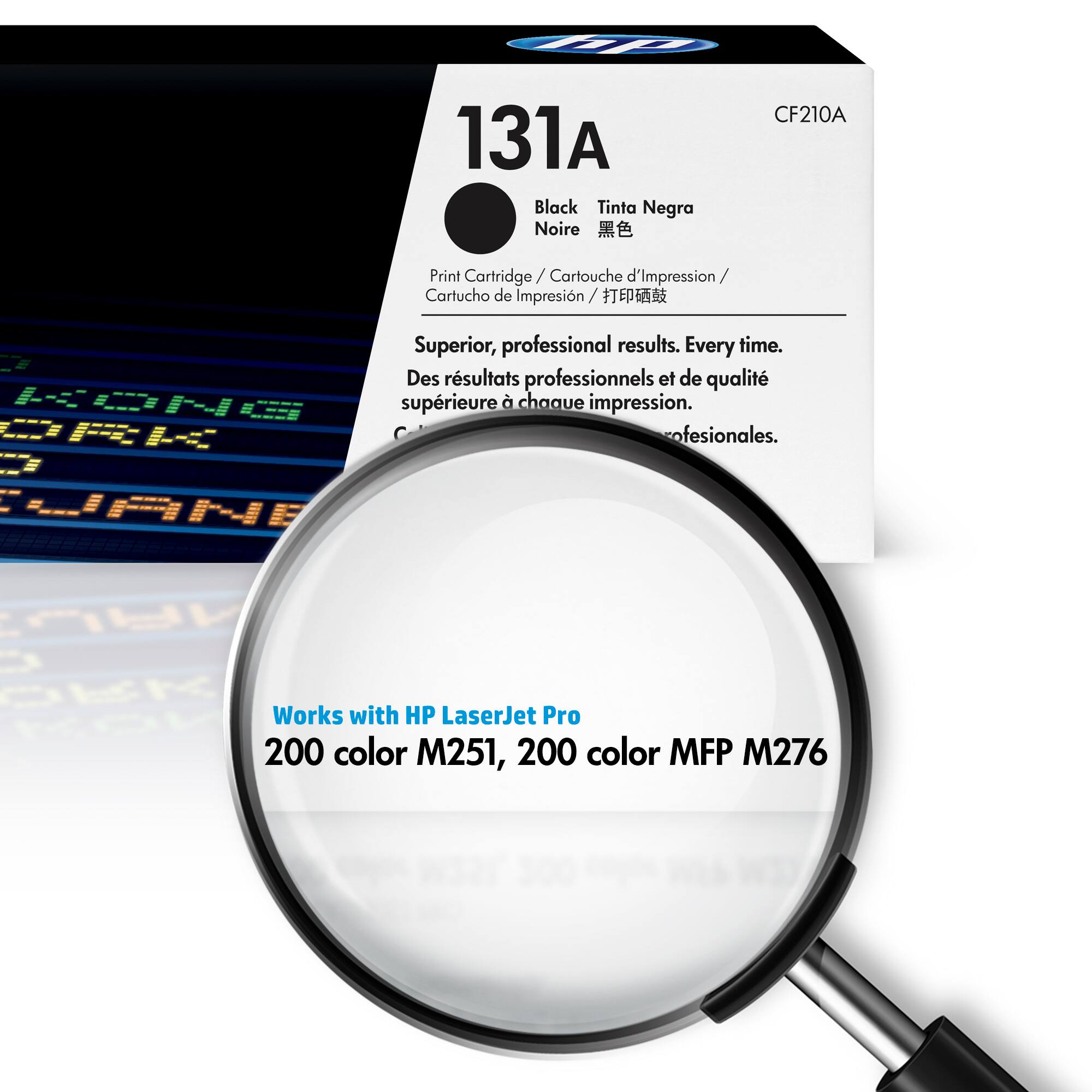 Alt View 1. HP - 131A Standard Capacity - Toner Cartridge - Black.