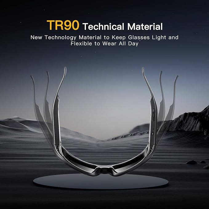 TR90 Technical Material  
New Technology Material to Keep Glasses Light and Flexible to Wear All Day