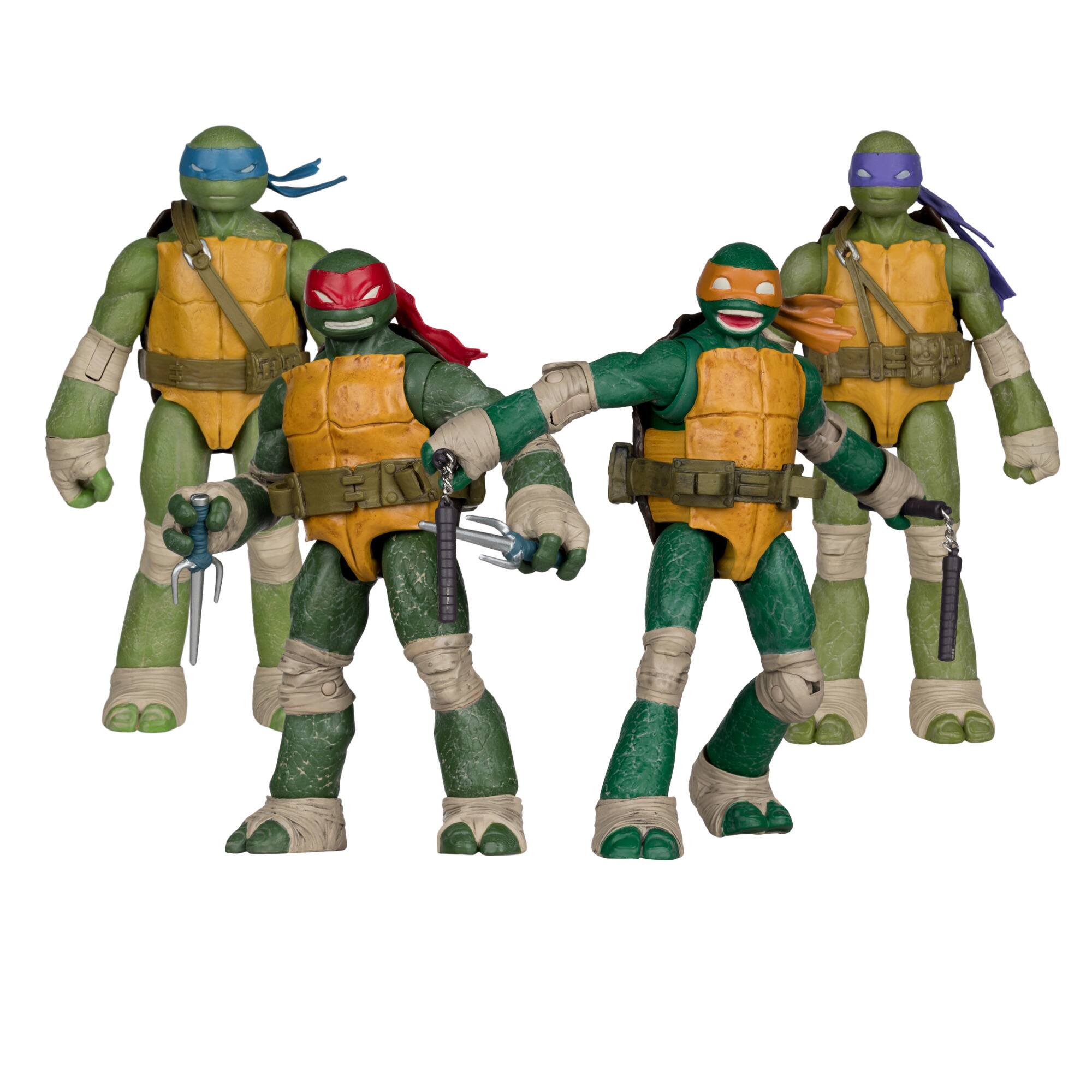 Teenage Mutant Ninja Turtles Page Punchers Action Figures 4-Pk Bundle