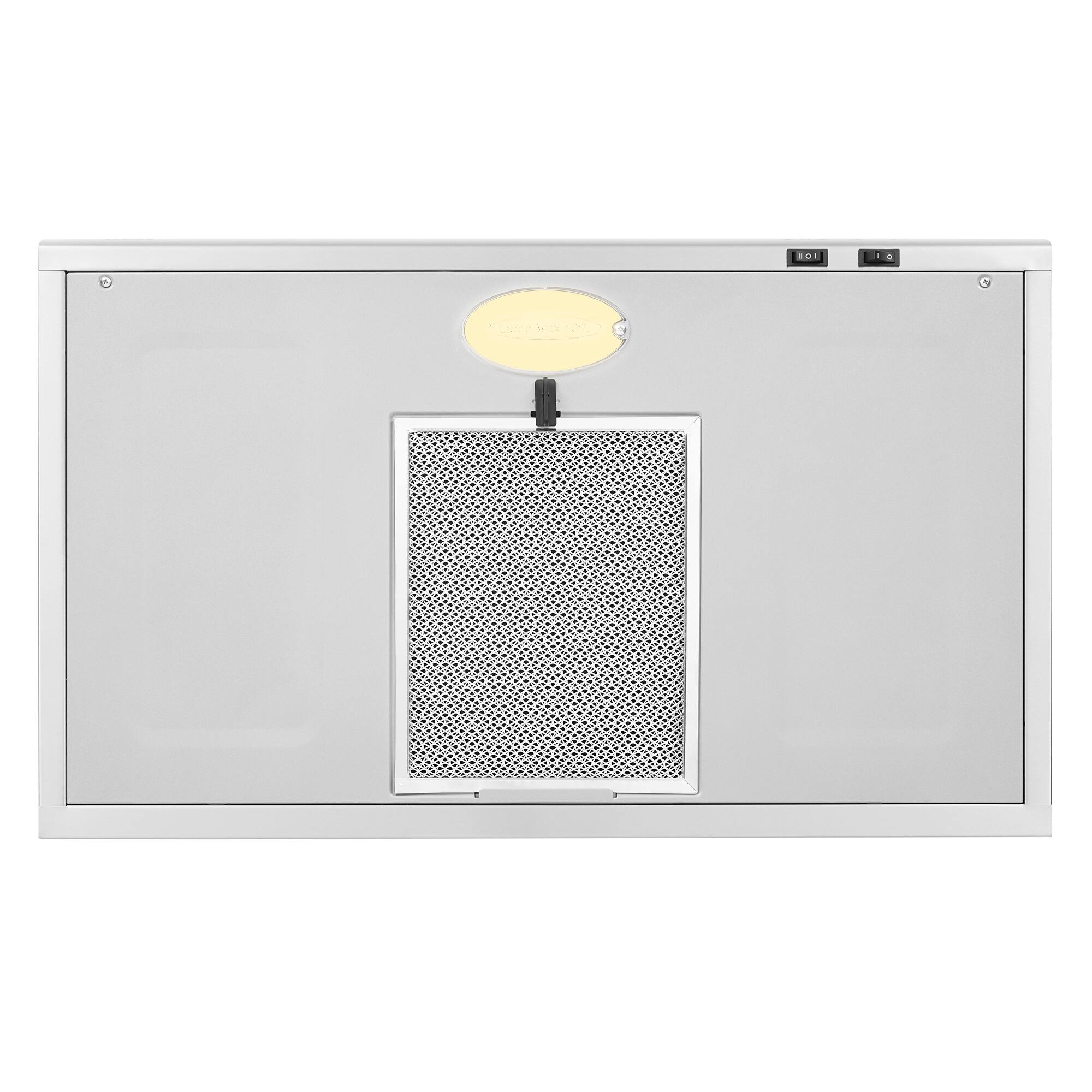 Alt View 1. RCA - R-RHUCC30SSS 30 in. Century Collection Ductless 160 CFM Under Cabinet Range Hood, Reusable Filter, Light - Stainless Steel.