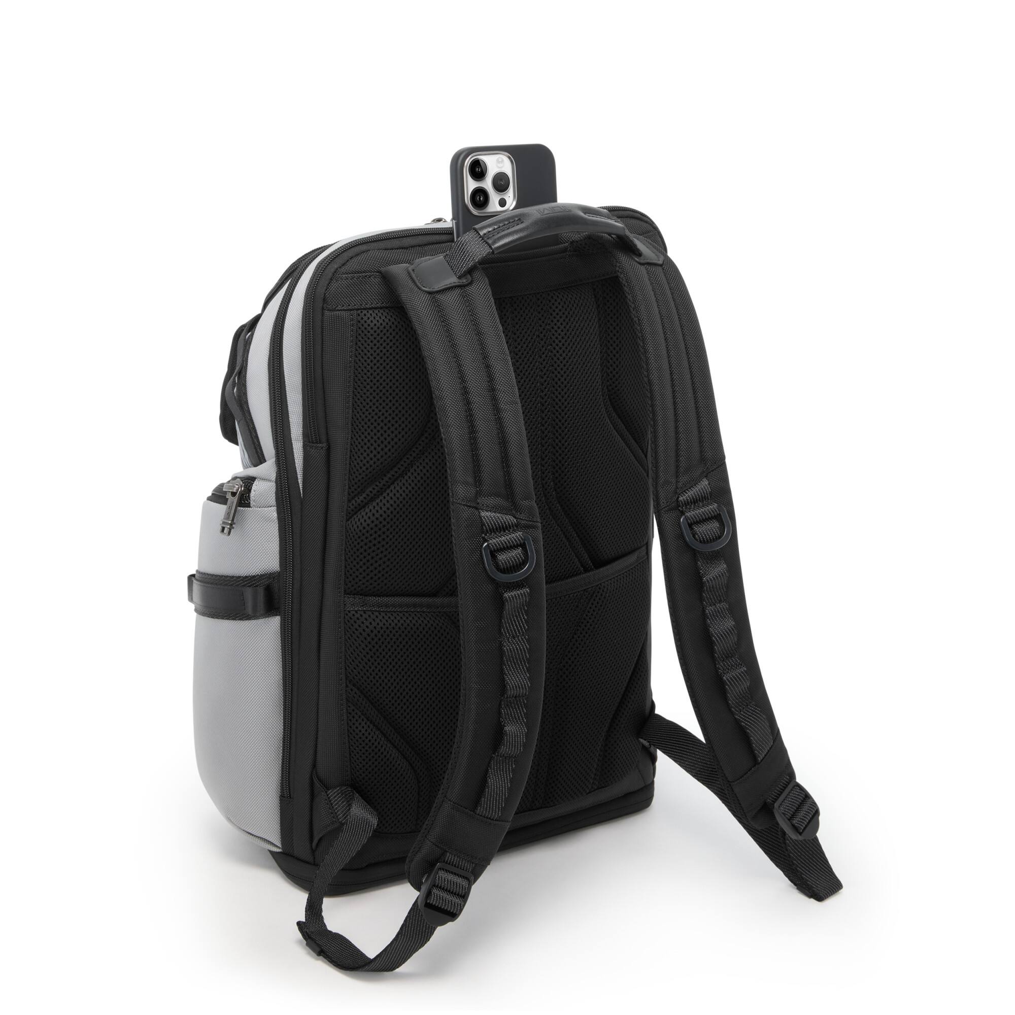Alt View 1. TUMI - Alpha Bravo Nomadic Backpack - Pearl Gray Mesh.