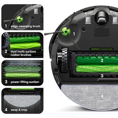 iRobot Roomba Combo i5+ Self Emptying Robot Vacuum & Mop iRobot Roomba Combo i5+ Self Emptying Robot Vacuum & Mop