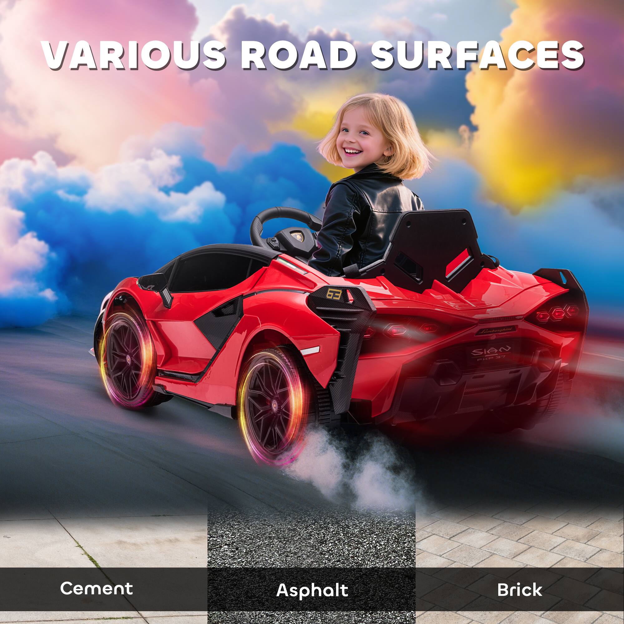 VARIOUS ROAD SURFACES

Cement
Asphalt
Brick