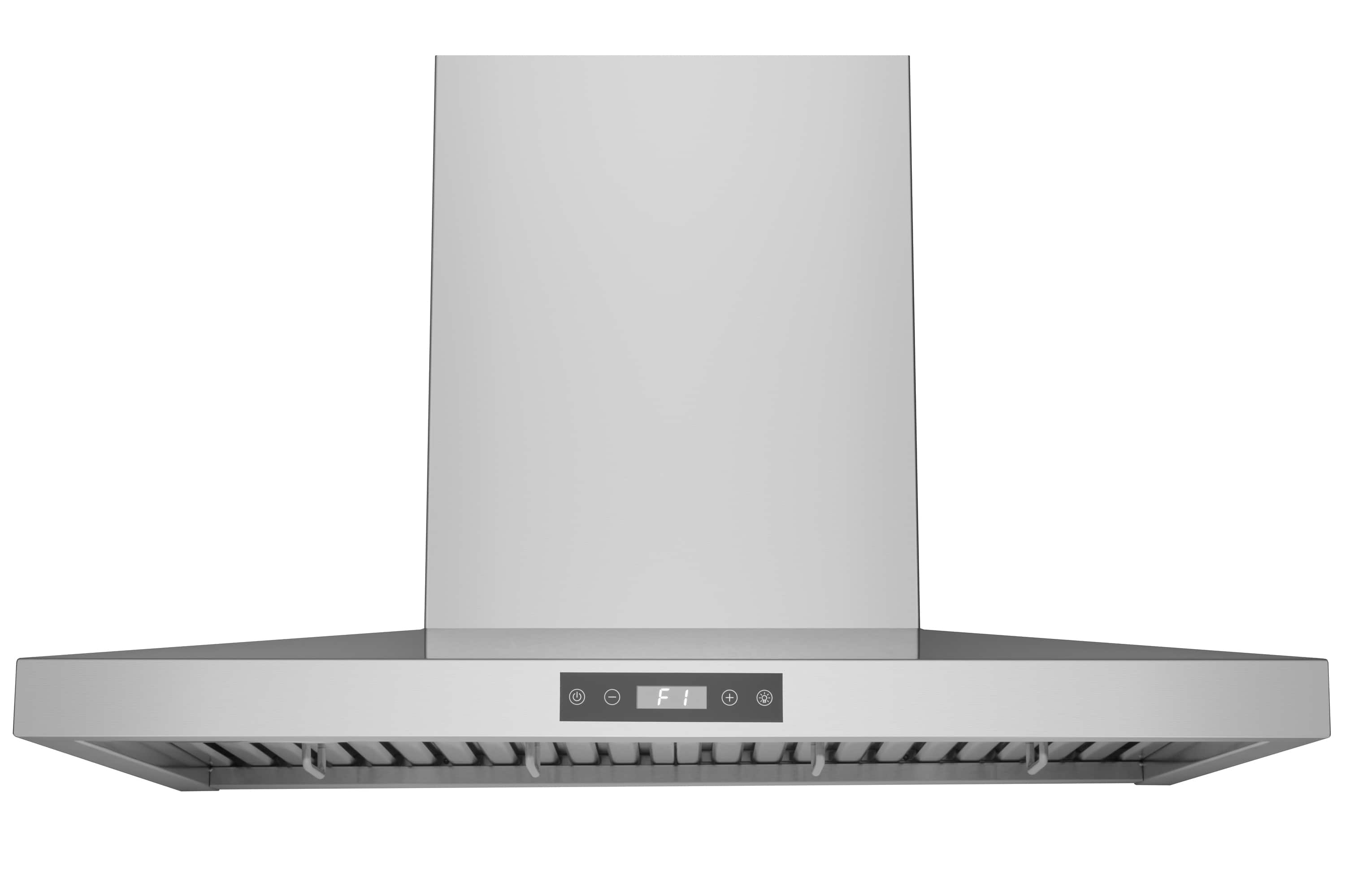 Front. Hauslane - Hauslane Contemporary 30” WM-540 Wall Mount Range Hood - Silver.