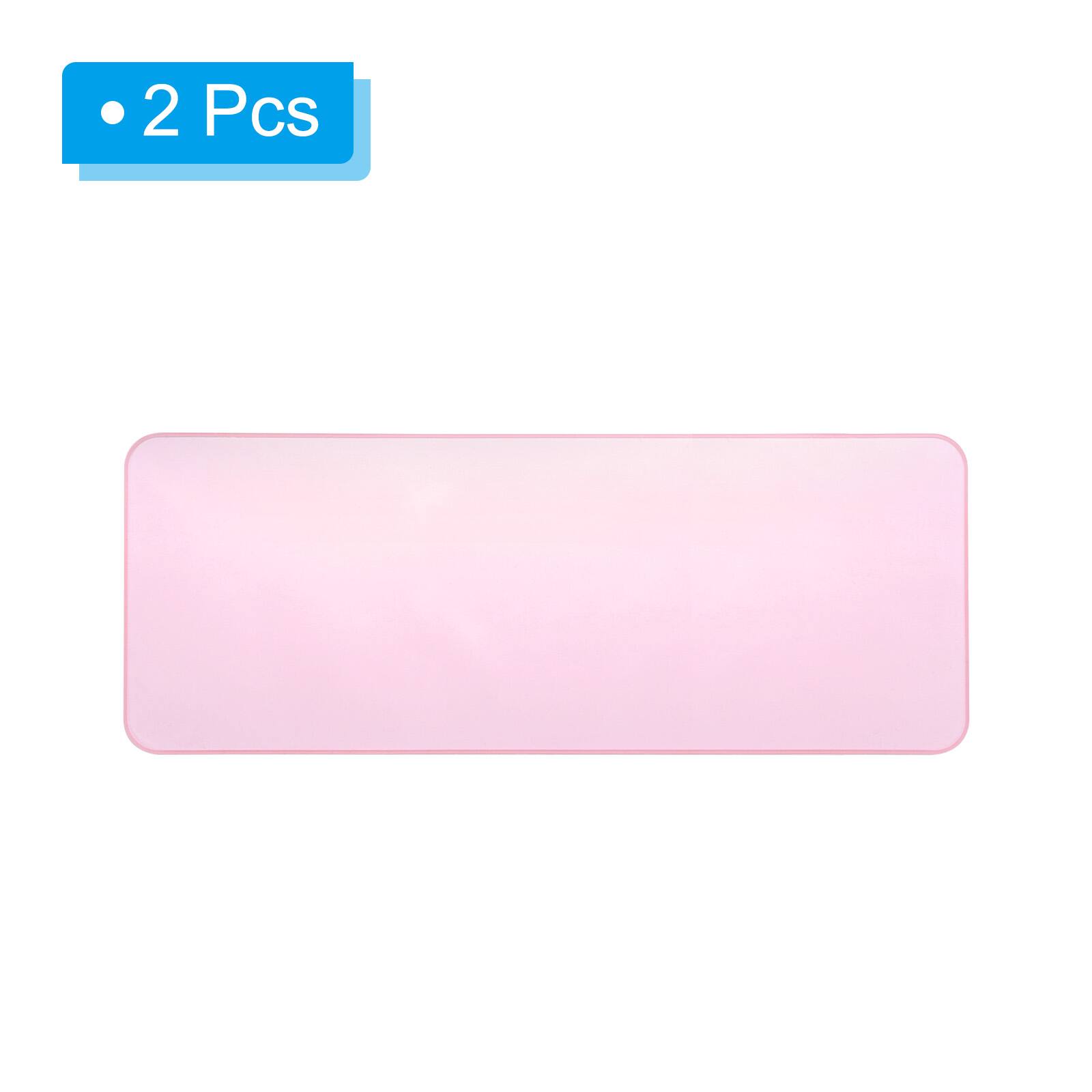 Alt View 2. Unique Bargains - 2pcs Universal Silicone Keyboard Protector Skin for 15.6"-17.3" Laptop, 14.2 x 5.1 Inch Ultra Thin Cover - Pink.