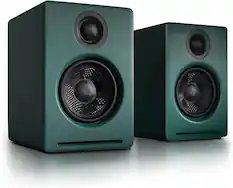 Front. Audioengine - A2+ Next Gen Home Music System w/ Bluetooth aptX-HD - Matte Green.