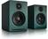 Front. Audioengine - A2+ Next Gen Home Music System w/ Bluetooth aptX-HD - Matte Green.