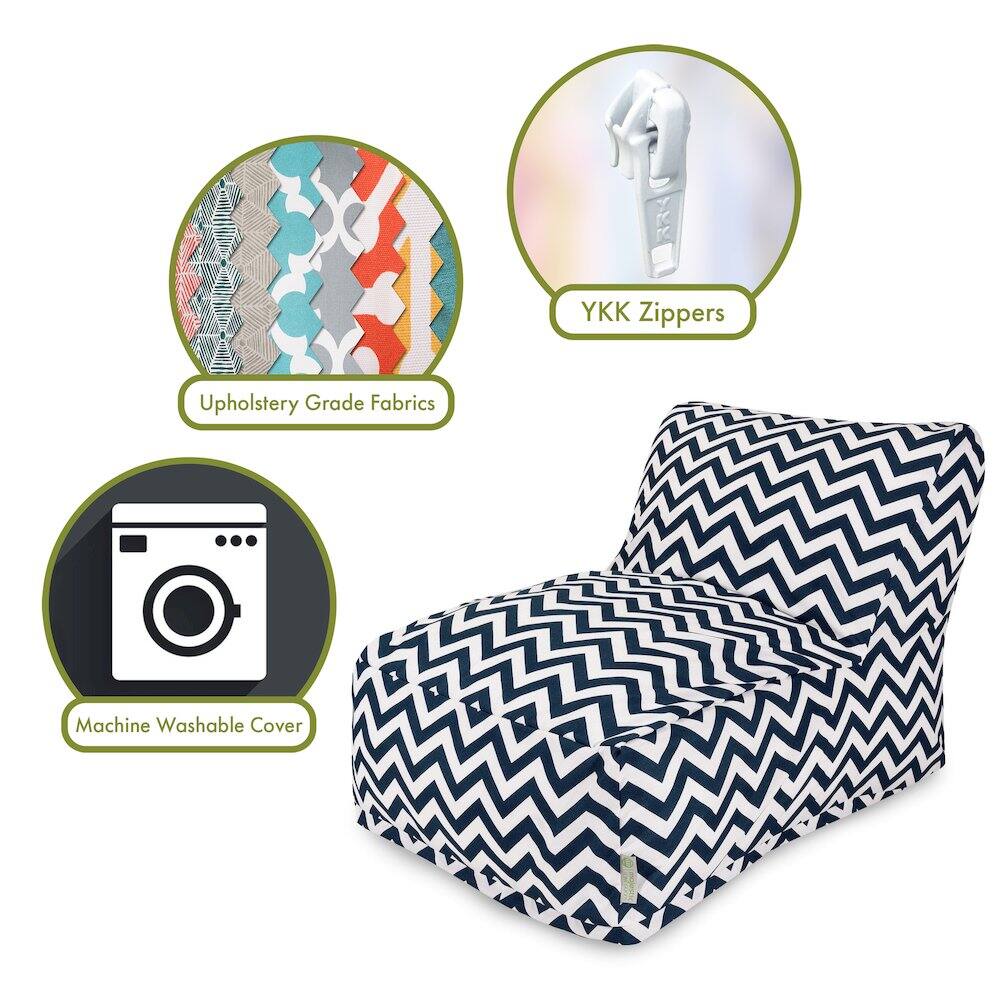 - Upholstery Grade Fabrics
- YKK Zippers
- Machine Washable Cover