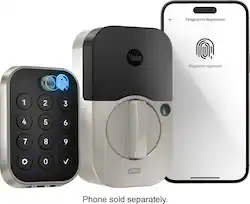 Yale - Assure Lock 2 Touch Key-Free Keypad with Bluetooth - Satin Nickel - Front_Zoom