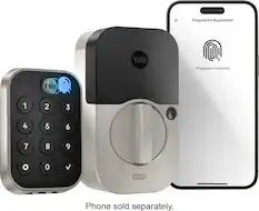 Fingerprint Registered Yale O Fingerprint registered Yale. Phone sold separately.