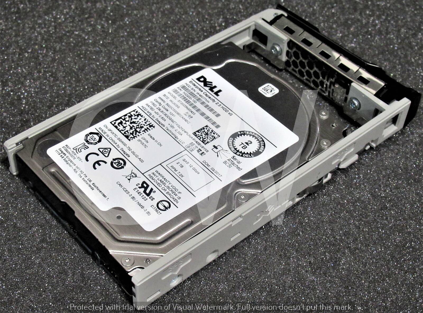 ST MODEL 1E PA  
IVO200-NOD Enterprise  
SN: DELL WASOTTM  
Confa nN 150 H  
HDO RATED  
RATED  
PSID: Coode WLDISG  
ST2000N0D433  
2.5 HDD  
MI  
V a 000CSO0RECABEC  
1341  
V3  
By 06DA  
Sengato  
+12V  
MADE Technology 0.30A  
INFERERISE IN  
MADE TUV CHINA  
OPIN i LLC  
TIIANE  
Seagate  
NE  
ST20004X0273  
Schigtol  
ICE  
STX-CN-OFVXTC-SGW0D-732-0QJO-AD0  
by Seagate  
OFVXTC  
CN  
SAS  
JB  
GELL  
Serial  
BY  
TB  
DELL  
CLASS  
Anf'  
20 RPM  
2 T8  
12 DOM:  
SCSI Attached  
Rk  
OH  
ANY  
7.2K  
Gbpa  
03/20