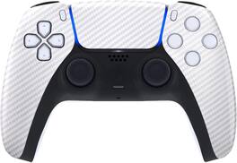 ProControllers - Custom Wireless Controller for PS5 - White Carbon Fiber