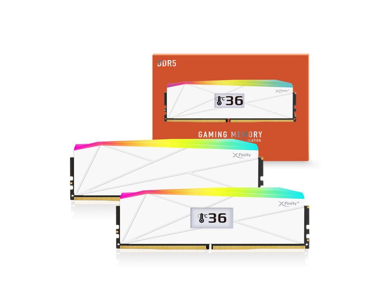 V color OLED XFinity+ DDR5 32GB 8000MHz CL40 RGB Gaming Memory