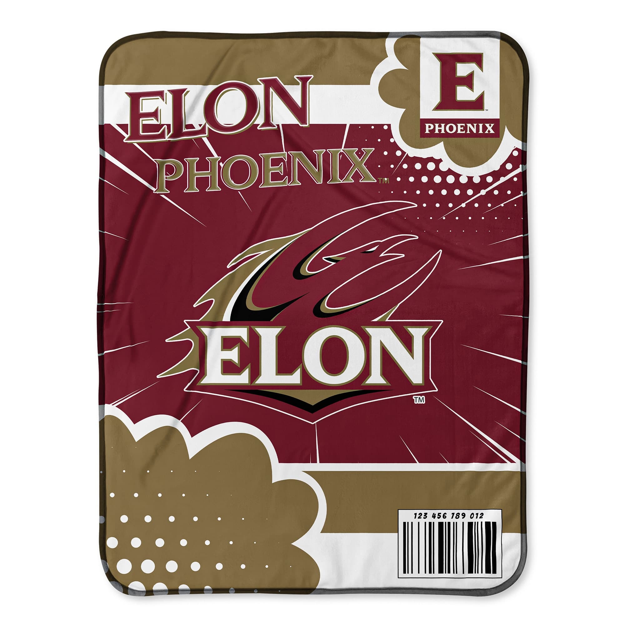 Chad & Jake - Elon Phoenix 30" x 40" Comic Theme Baby Blanket - Multicolor