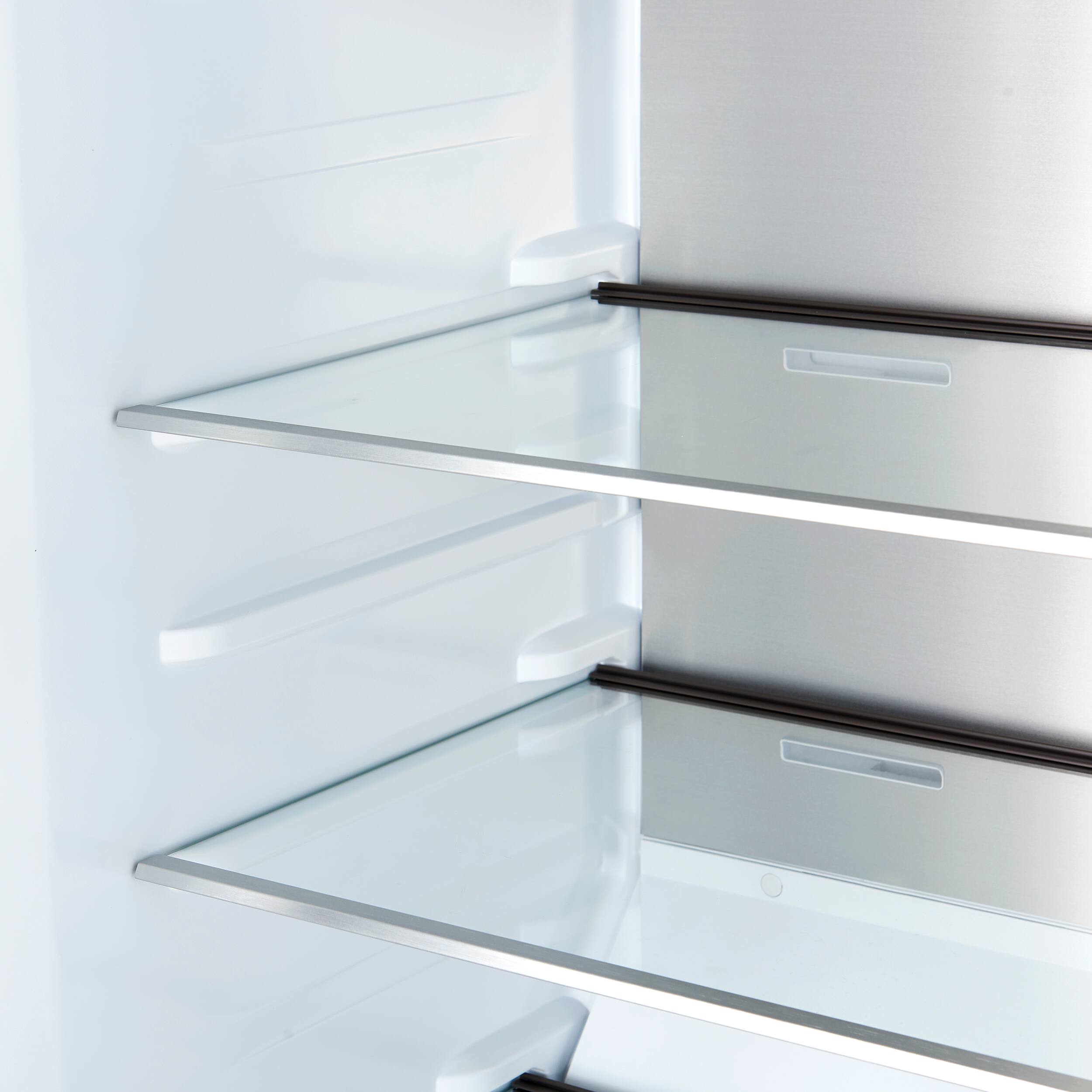 Alt View 11. Forno Appliances - Maderno 13.6 Cu. Ft. Left Swing Upright Convertible Freezer with Antique Brass Handles - Black.