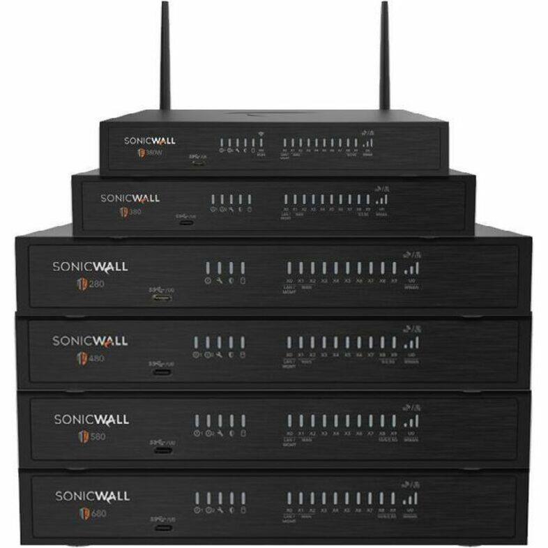 SONICWALL 380W  
SONICWALL 380  
SONICWALL 280  
SONICWALL 480  
SONICWALL 580  
SONICWALL 680