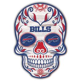 Fan Creations - Buffalo Bills 12'' Sugar Skull Sign - Multicolor
