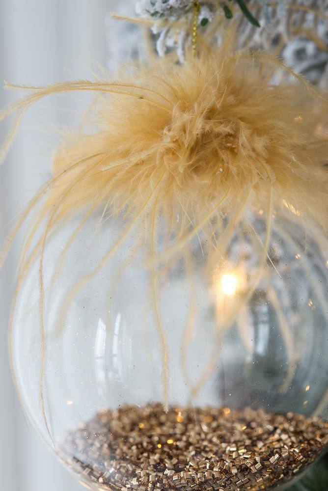 Alt View 3. Dexmalle - Dexmalle-Christmas Tree Decorative Glass Hanging Ball,Set of 4-Multi - Multi.