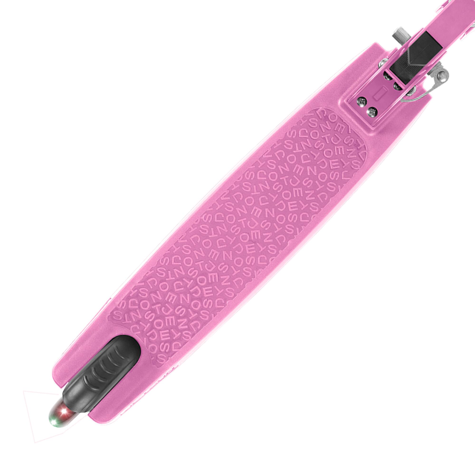 Alt View 5. Jetson - Jetson Jupiter Kick Scooter with LED Lights & Height Adjustable Handlebar, Pink - Pink.