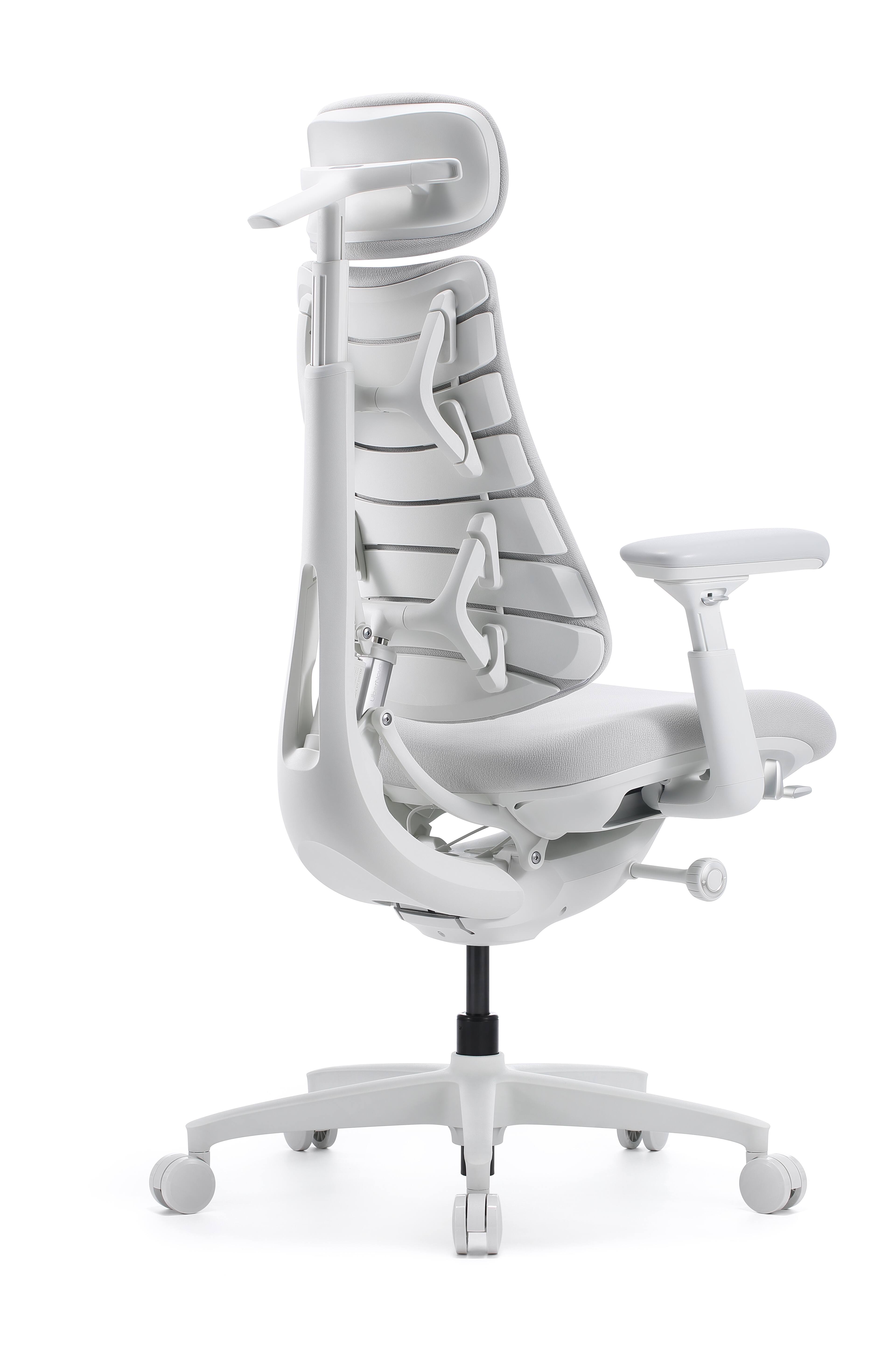 Back. LiberNovo - Omni Gen-Dynamic Ergonomic Chair-Extended Seat 48cm - Glacier.