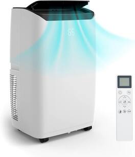 GARVEE - 14000 BTU 3-in-1 Portable Air Conditioner with Window Kit Cools up to 750 Sq.Ft