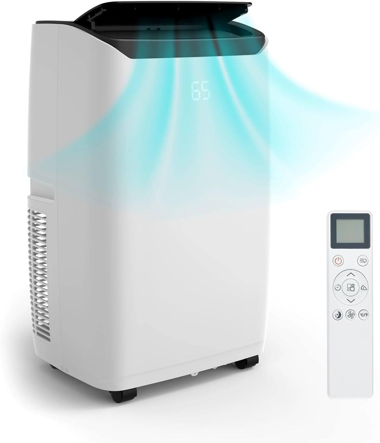 Front. Acekool - 14000 BTU 3-in-1 Portable Air Conditioner with Window Kit Cools up to 750 Sq.Ft.