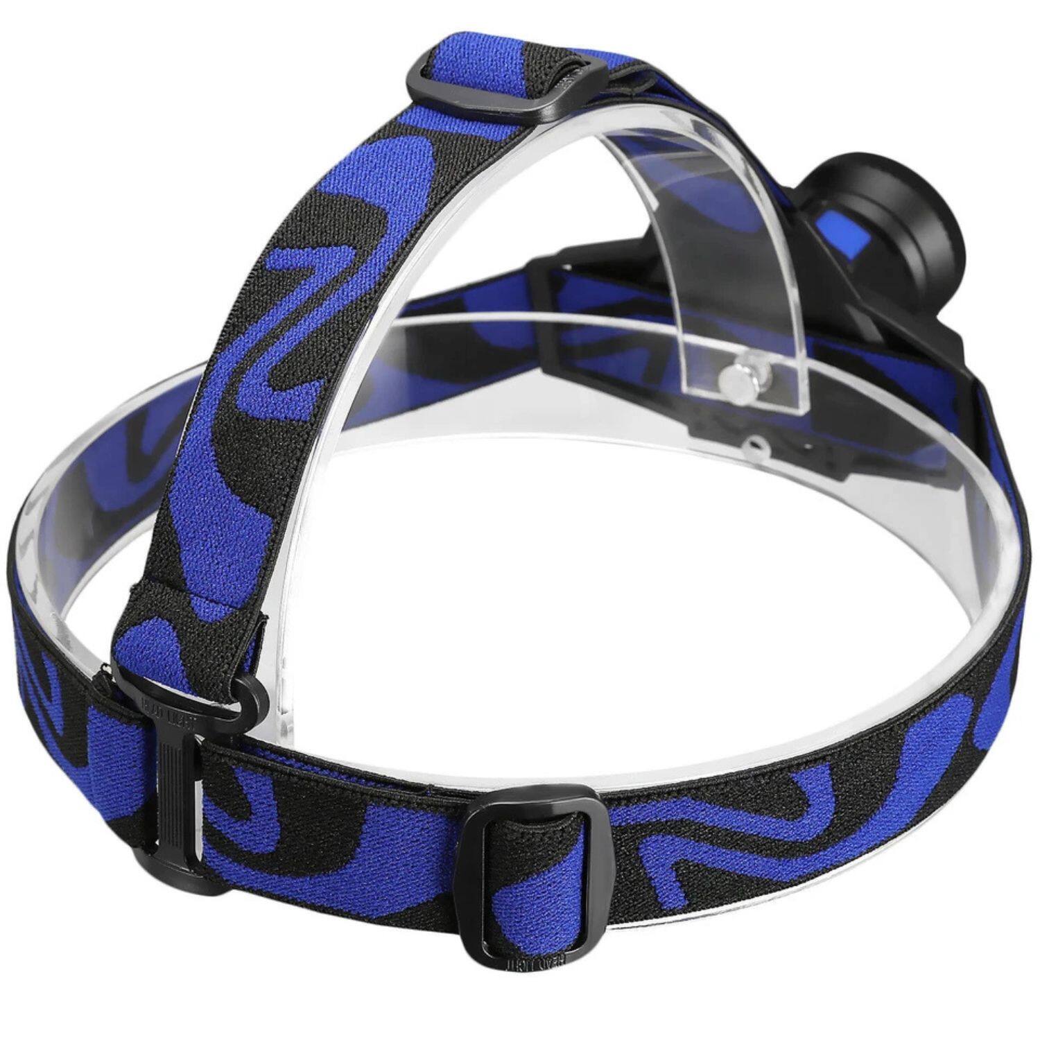 Alt View 4. Home Collection - Zoomable LED Headlamp Flashlight with Rechargeable Battery and USB Charger – Adjustable Headlight.