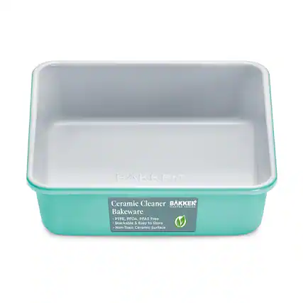 BAKKEN Ceramic Cleaner BAKKEN Bakeware PTFE, PFOA, PFAS Free Stackable & Easy to Store Non-Toxic Ceramic Surface