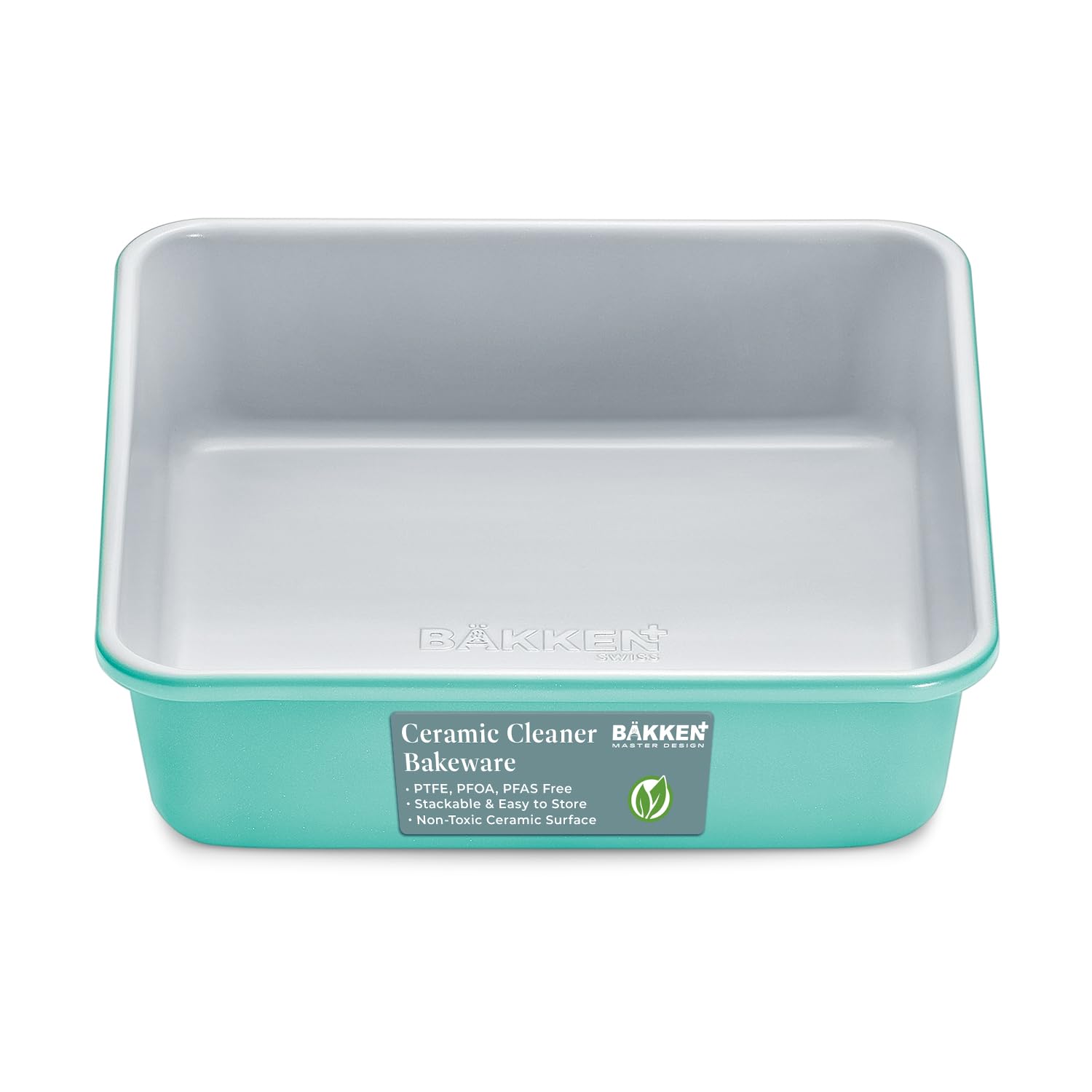 BAKKEN  Ceramic Cleaner BAKKEN  Bakeware PTFE, PFOA, PFAS Free Stackable & Easy to Store Non-Toxic Ceramic Surface